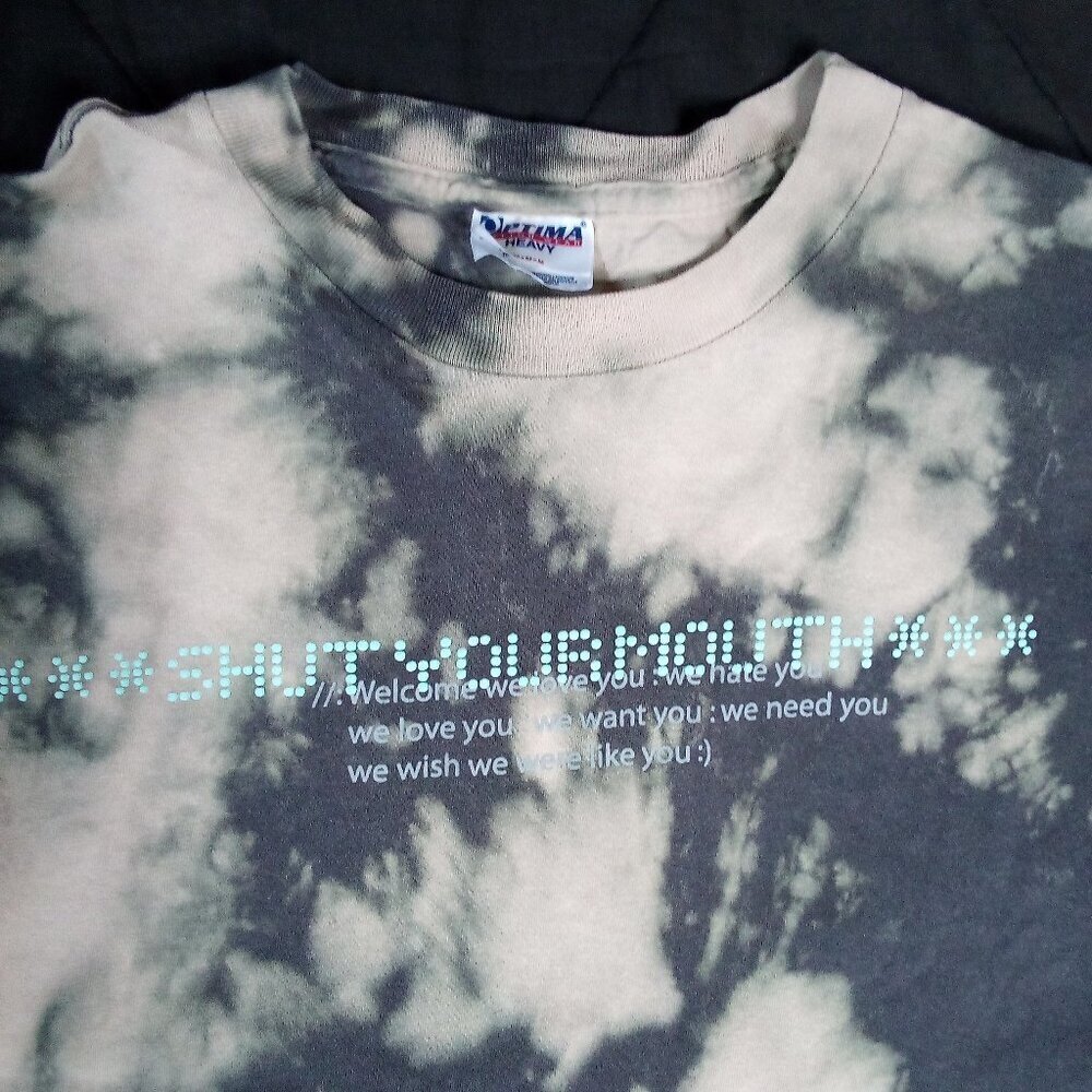 Vintage Garbage Shut Your Mouth Tie Dye T-Shirt